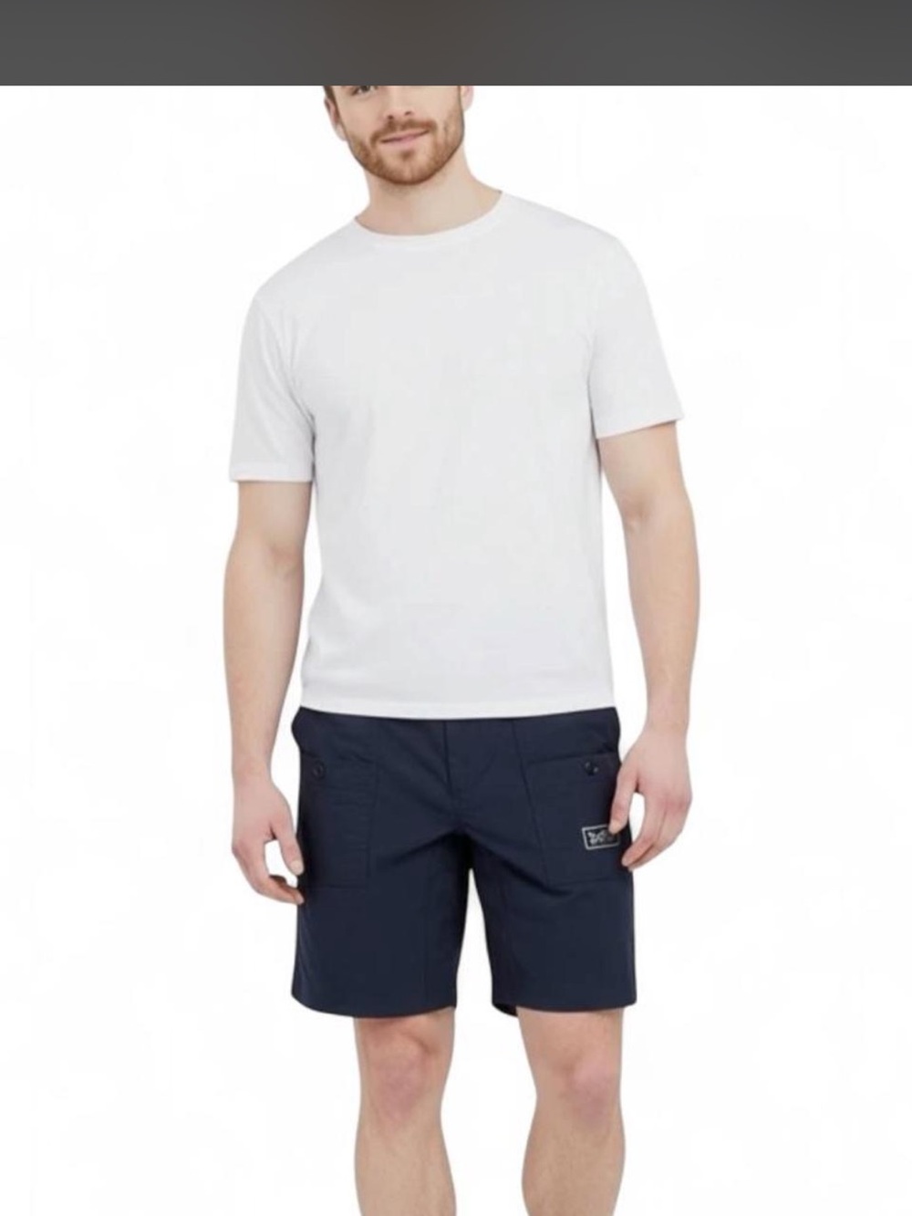 AFTCO Men's Navy Cargo Shorts